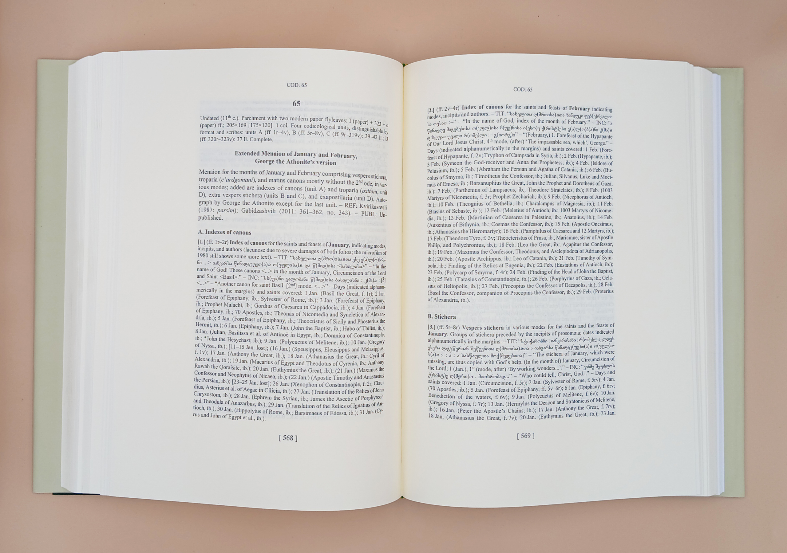 06 Catalogue of the Georgian Manuscripts